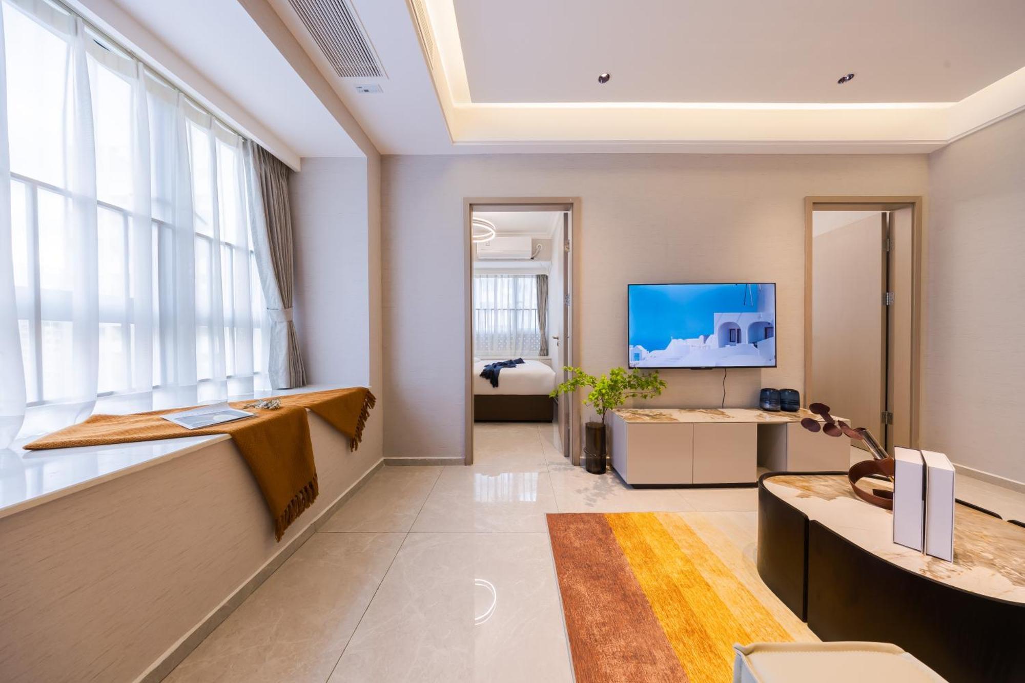 XI Ke Executive Apartment - Shenzhen Futian Exhibition Center エクステリア 写真