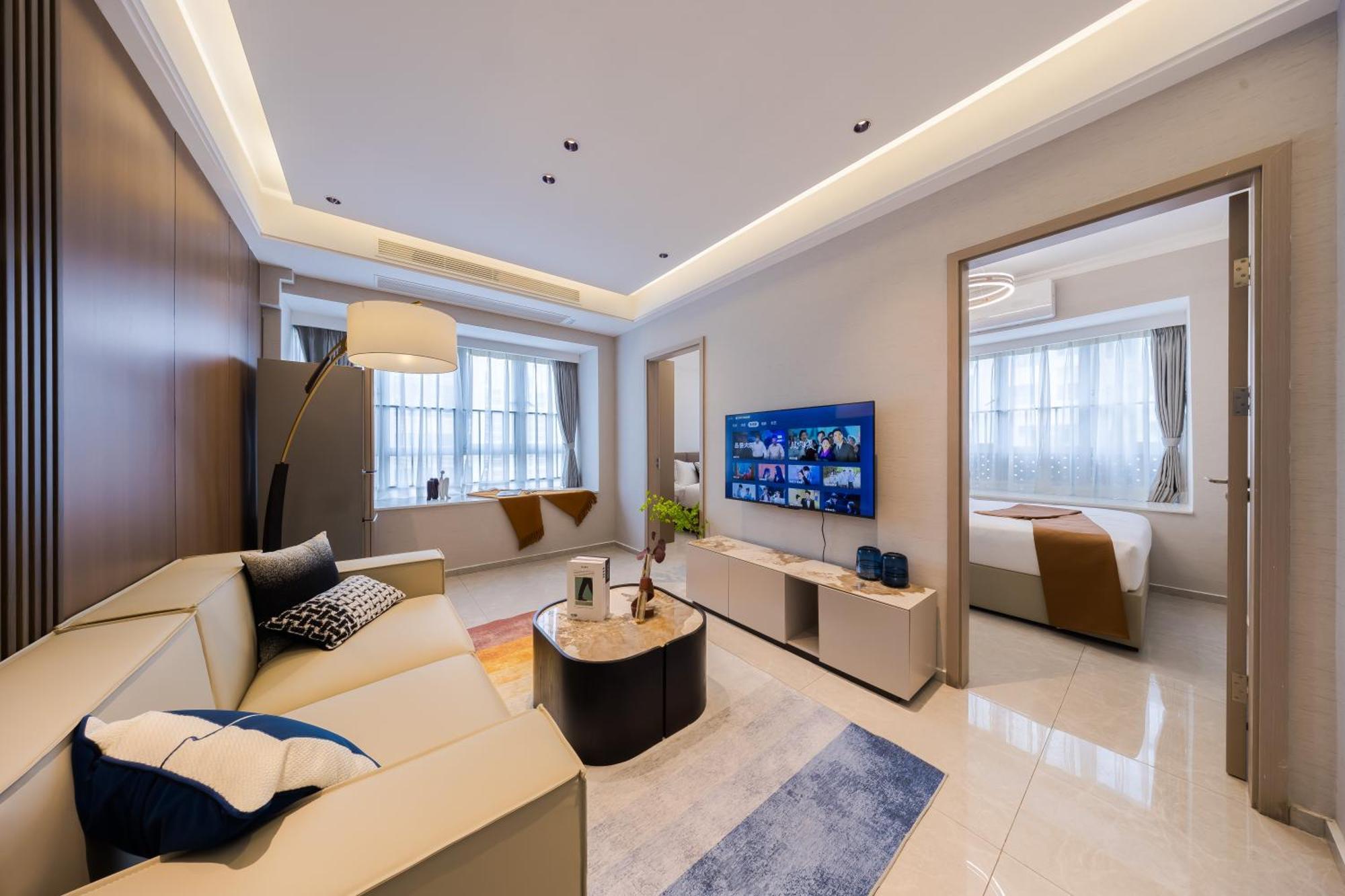 XI Ke Executive Apartment - Shenzhen Futian Exhibition Center エクステリア 写真